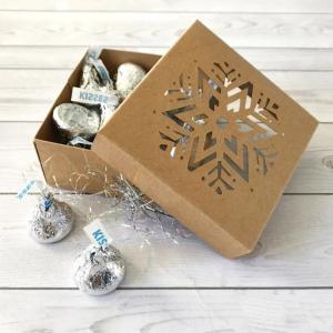 China Paperboard Christmas Cookie Gift Boxes , Custom Holiday Cookie Gift Boxes on sale