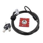 Thickening Lengthen Laptop Security Lock Key Lock Cable For Notebook Safety