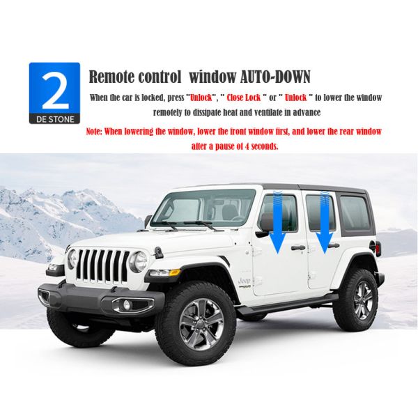 Plastic Automation Power Window Closer Black One Touch