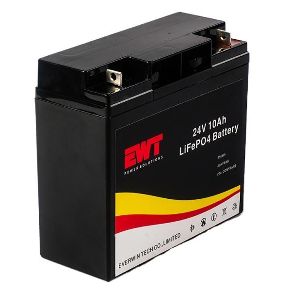 Quality Deep Cycle Lifepo4 24V 10Ah Lifepo4 Lithium Battery for sale