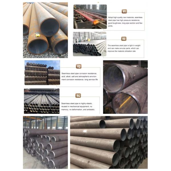 HDG Steel Pipe Carbon Steel Pipe for Construction Steel Pipe and Other Products Ferritic Alloy Steel Pipe