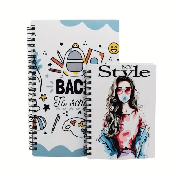 Double-Sided Printing Blank PET Sublimation Coil Notebook Diy Custom Spiral Bound Notebook