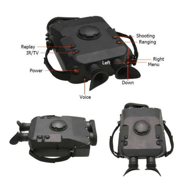 Waterproof Cooled Thermal Imager Binoculars IP68
