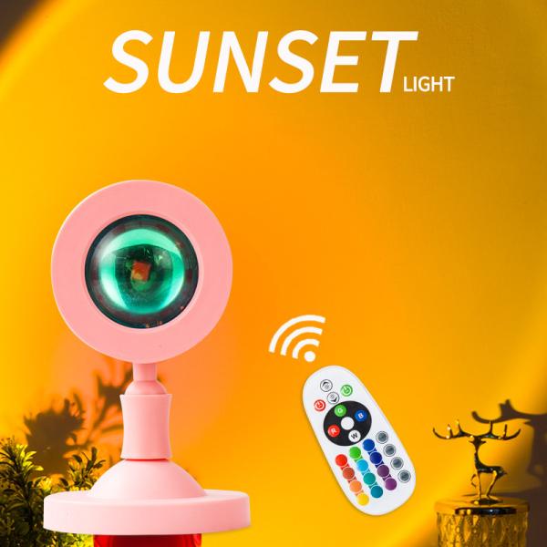 Quality Multiple Colors Changing USB DC5V Sunset Rainbow Lamp for sale