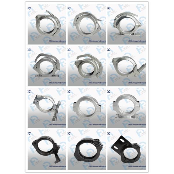 Concrete pump pipe clamp,clamp coupling, screw clamp for concrete pump