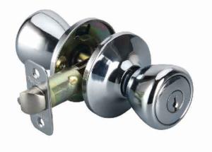 Zinc Alloy and Crystal Material Knob Door Lock BK Privacy Antitheft Standard A Privacy Function