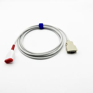 China Grey TPU Spo2 Sensor Cable 12ft  14 Pin Connector 4081 on sale