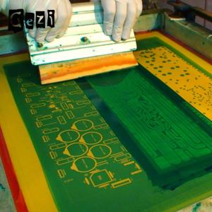 China Printed Circuit Boards Polyester Printing Mesh , Flexible Yellow 110 Mesh Screen wholesale