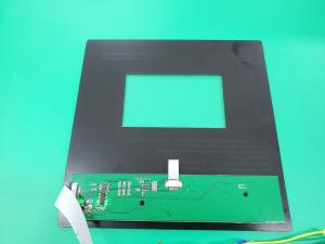 China Waterproof Capacitive Membrane Switches HMI With Backlighting Software Front Side wholesale