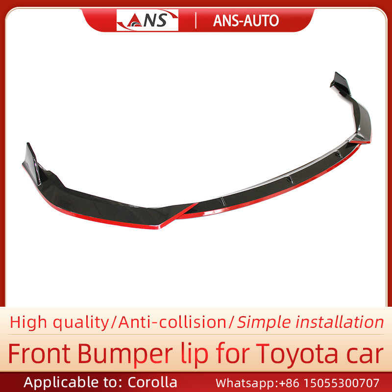 Flexible Toyota Corolla Polyurethane Cars Body Parts Car Bumper Lip
