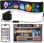 High View Angle Flexible LED Light Display Panel for Car Window Sign Smart APP