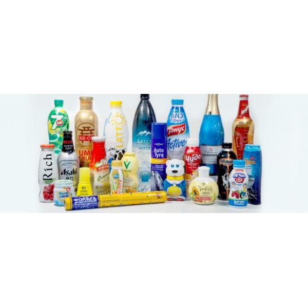 Transparent PETG Medium Shrink Wrap Film For Label Packing , 0.045mm Gravure Printable