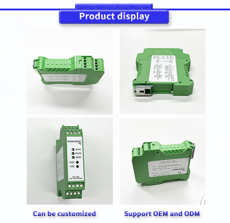 MEAS LDM-1000 1 in stock displacement sensor Signal conditioner LED display can use with LVDT RVDT 4/5/6wire connection