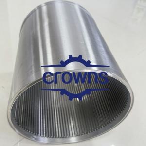 Johnson Wedge Wire Screen mesh Tube Stainless Steel Wire Wrapped Metal Filter Liquid Cylinder Filter