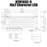 Durable 16x2 Character LCD Display , Multifunctional STN LCD Display