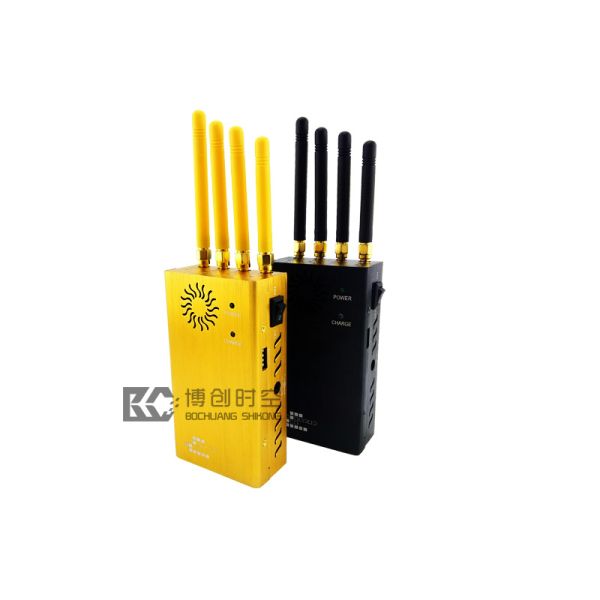 4 antennas, 10 W remote control signal jammer, 315MHz / 433MHz / 868mhz remote control signal blocker