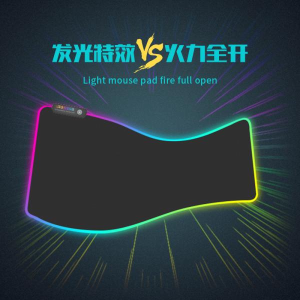 Quality Appealing Large Rgb Gaming Mouse Pad Mat Anti Slip Rubber Base for sale