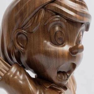 China Hand Carved Abstract Wooden Art Sculpture Ornament Decoration Non Toxic on sale