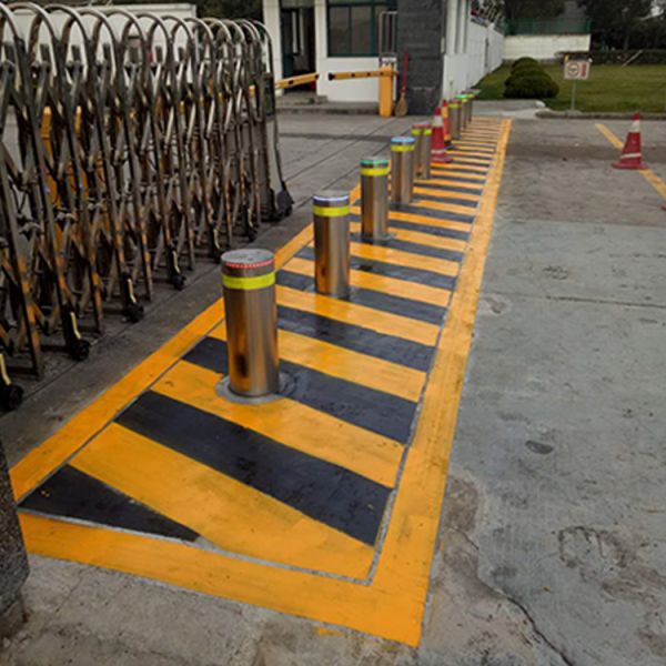 219mm Pillar 2.2kW Retractable Hydraulic Rising Bollards