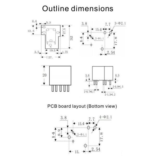 NB90-AC220S-S-C SPDT 40A 220V AC Power Relay Black Sealed For Electric Car Charger Grant