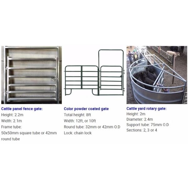 115mm X 42mm X 2.0mm Bull Rail Corral Panel Fence Of Low Carbon Steel