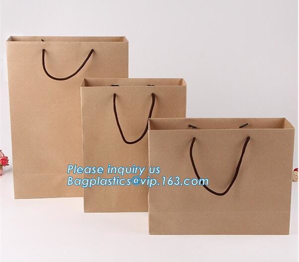 Fashion Custom Printing Luxury Gift Shopping Carrier Paper Bag With Your Own Logo Print,strong twisted handle black leat