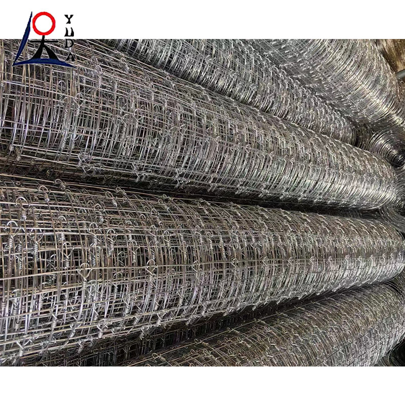High Tensile Strength Grassland Weave Iron Wire Mesh Field Fence For Farm