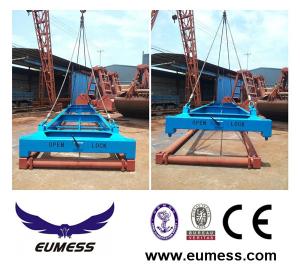 China 40 feet semi-automatic container Lifting spreader frame on sale