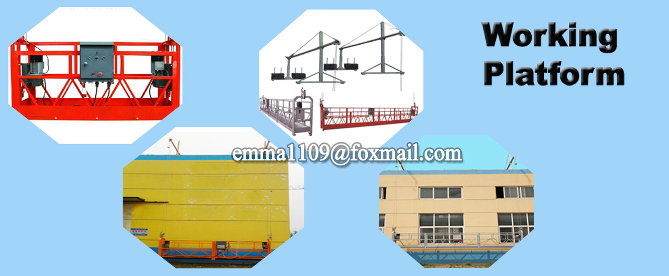 Hot Galvanized 8.3mm Steel Wire Rope for ZLP630 Suspended Power Platform