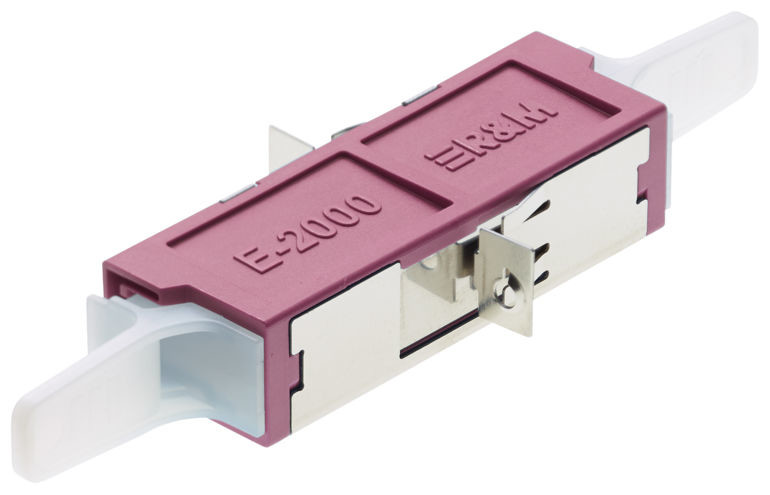 E2000 to E2000 adapter, PC or APC, singlemode/multimode/om3/om4/om5 fiber optic connector adaptors