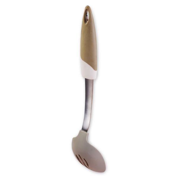 Silicone cooking tools kitchen accessories Cookware Silicon Slotted Spoon SK-060