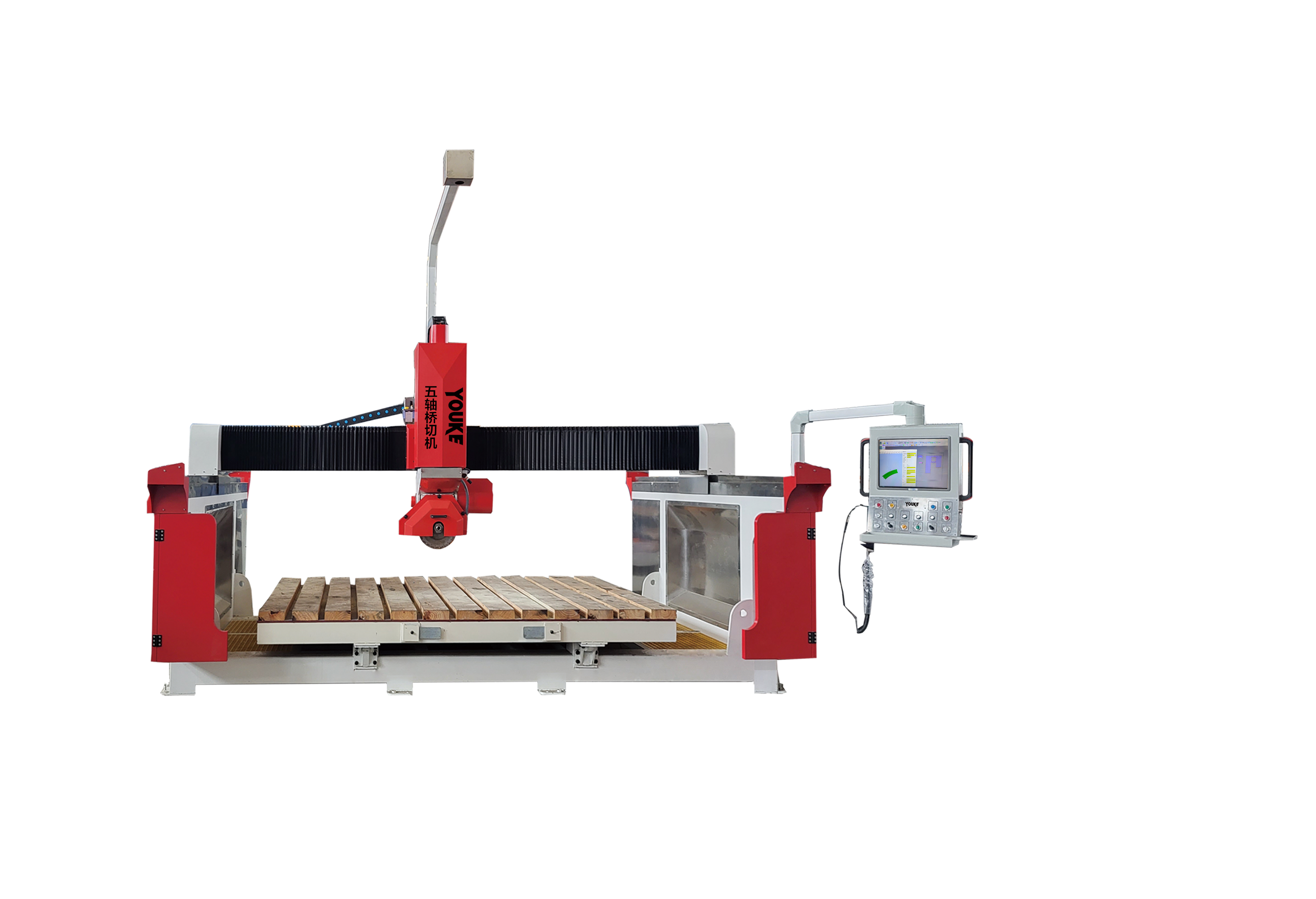 Industrial Automatic 5 Axis Bridge Saw Tile Stone Cutting Machine
