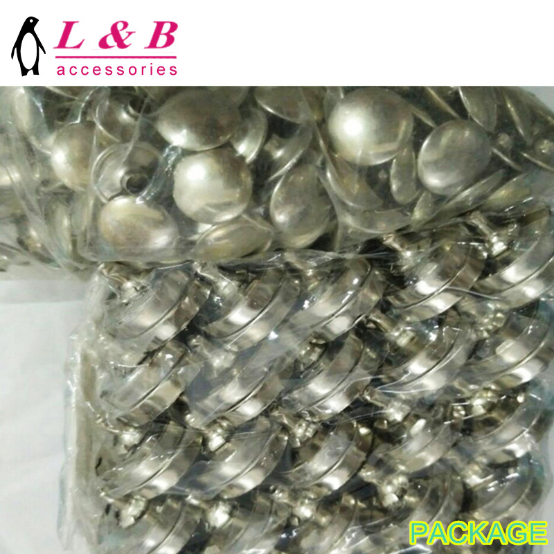 2020 metal double face rivet magnet button