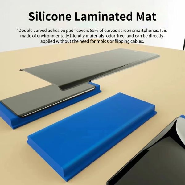 Universal Phone Repair Tools Oca Alignment Mold Laminating Silicon Soft Pad For Curved Lcd Screen