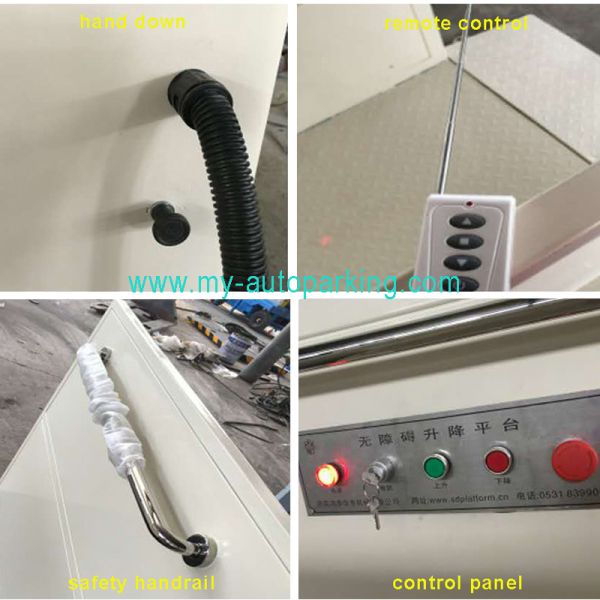 China Electric Wheelchair Elevator Lift / Residential Hydraulic Elevator For Old People