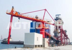 China Professional Fixed Screw Reclaim Ship Unloader Clinker Unloading Operations wholesale