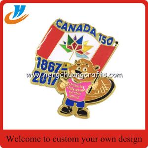 China Lapel pin custom,soft enamel pin with epoxy Pantone color choose on sale
