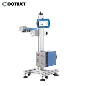 China 50W 100W Flying Fiber Laser Marking Machine For Stainless Steel / Medical Devices wholesale