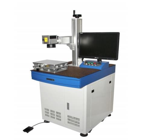 Desktop type fiber laser marking machine price for serial number plate laser marking machine jewelry chain making