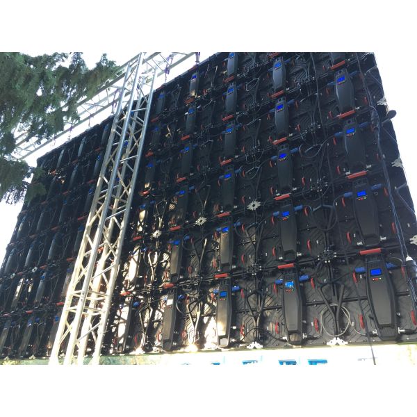 P3.91 P4.81 Rental Pixel Led Panel Module SMD2121 Black Indoor / Outdoor