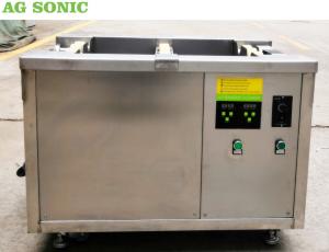 China Ultrasonic Anilox Roller Cleaner 70L With Motor Rotation System Clean 2 Roller At A Time wholesale