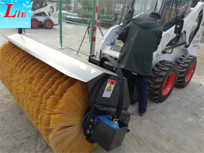 wheel loader angle Broom wheel loader snow sweeper road sweeper for wheel loader Manufacturer in China