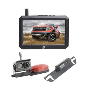 China RV Black Color DVR Wireless Backup Camera Monitor Metal Material Waterproof wholesale
