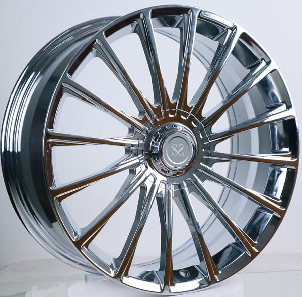 Quality Mercedes Benz GLS 2021 Custom Chrome Forged Wheels 21x10 And 21x11 for sale