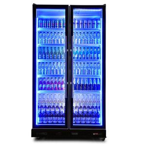 China Multi Door Multi-Layer Rack Multiple Color Lights Beverage Refrigeration Display Freezer on sale