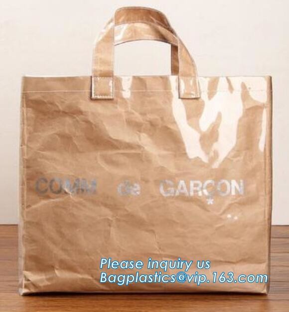 promotional tyvek reusable shopping bag recyclable black durable travel tote bag,breathable dopont Tyvek paper shopping