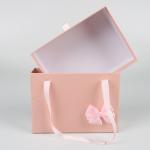 Cardboard Packaging Green Two-Drawer Rum Box Brown Chocolate Drawer Style Box