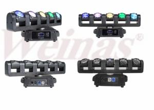 5Pcs 12W RGBW 4 in 1  Infinite LED Beam Moving Head Light Bar LED Moving Head Light
