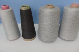 316L Stainless Steel Artificial Staple Fibres , ROHS Metal Fiber Twist Thread
