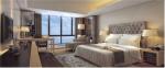 Luxury Hotel Bedroom Furniture,Bed,Upholsterd Pad Headboard,SR-023